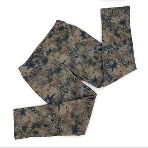 Lisette L Fall Floral Slim Fit Pants, 12